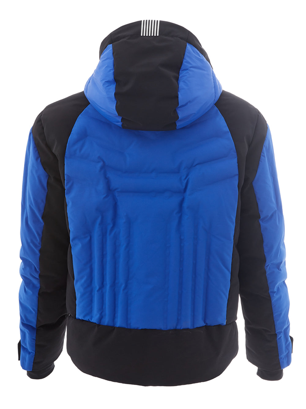 EA7 Emporio Armani Chic Bicolor Blue/Black Winter Technical Jacket