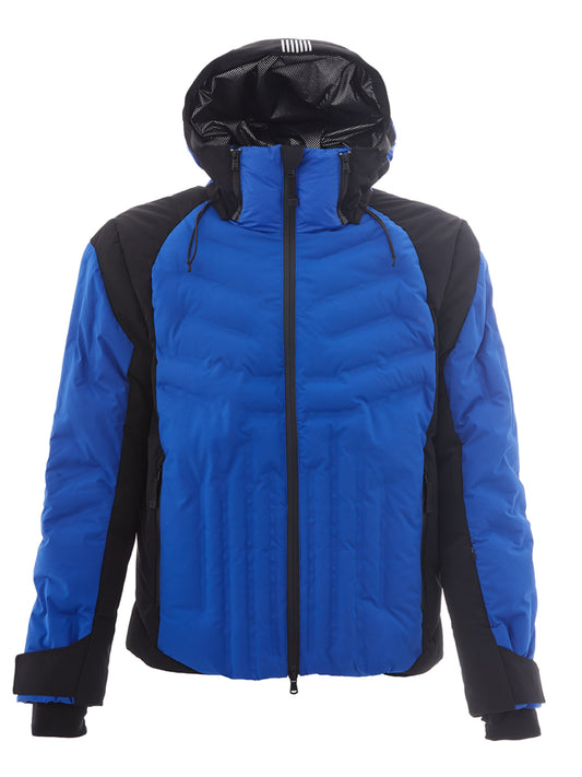 EA7 Emporio Armani Chic Bicolor Blue/Black Winter Technical Jacket