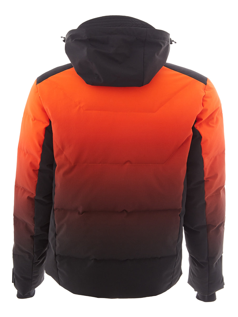 EA7 Emporio Armani Orange Winter Tech Jacket Quilted Waterproof