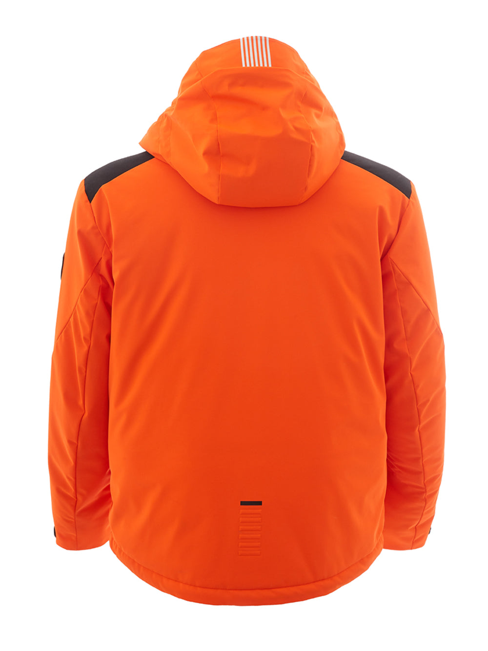 EA7 Emporio Armani Radiant Orange Technical Winter Jacket