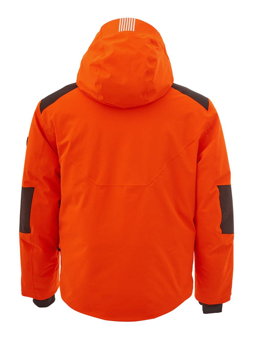 EA7 Emporio Armani Orange Quilted Windproof Winter Jacket