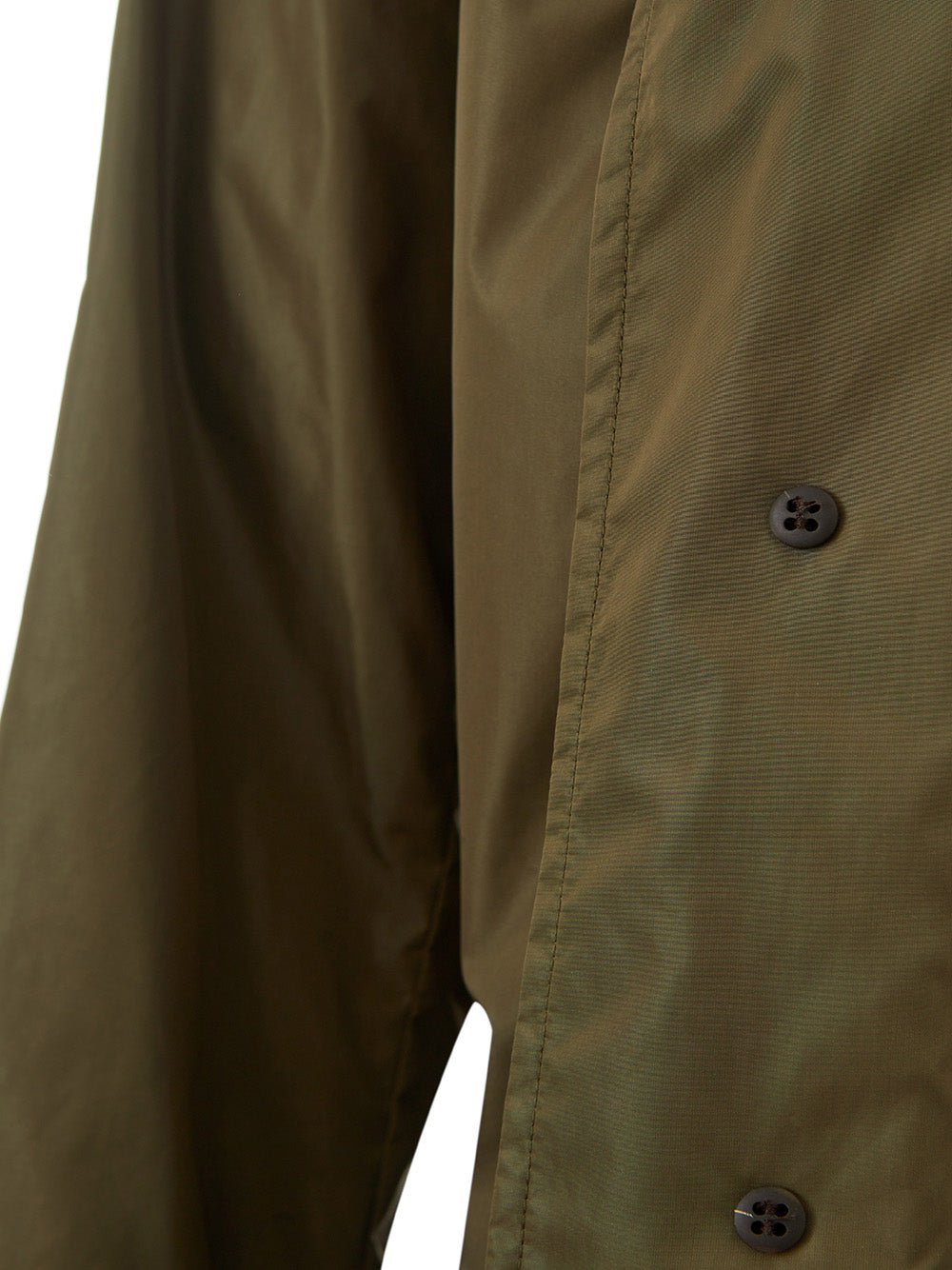 Sealup Elegant Green Technical Trench Jacket