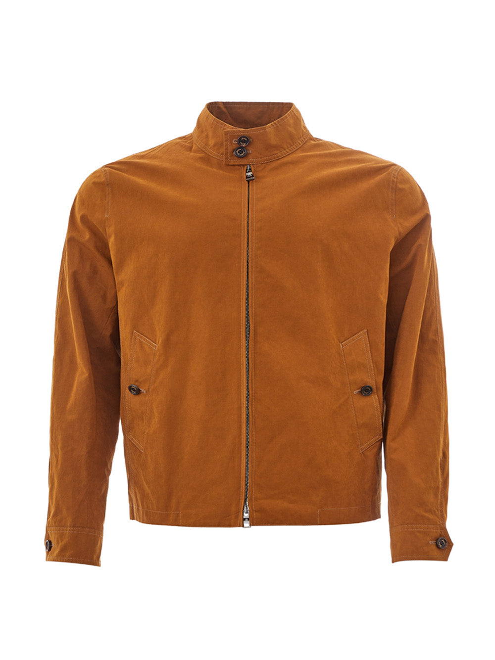 Sealup Elegant Tobacco Bomber Jacket in Eco Leather