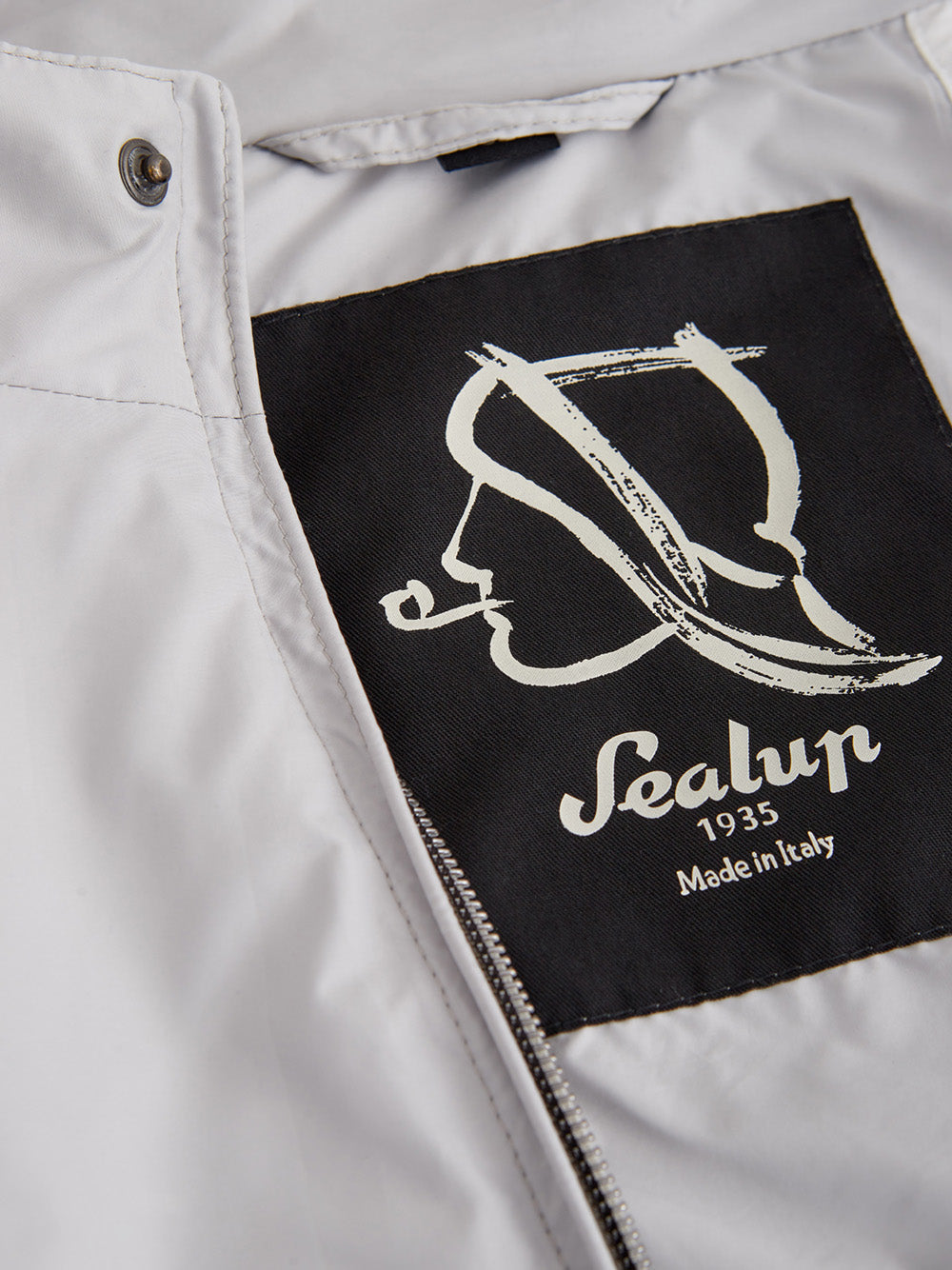 Sealup Ice White Slim Fit Technical Jacket