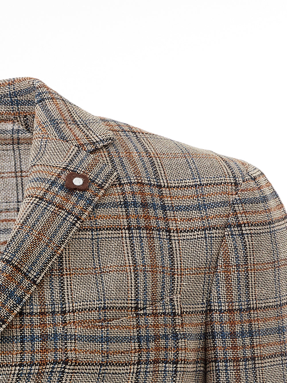 Lardini Elegant Linen Three-Button Jacket