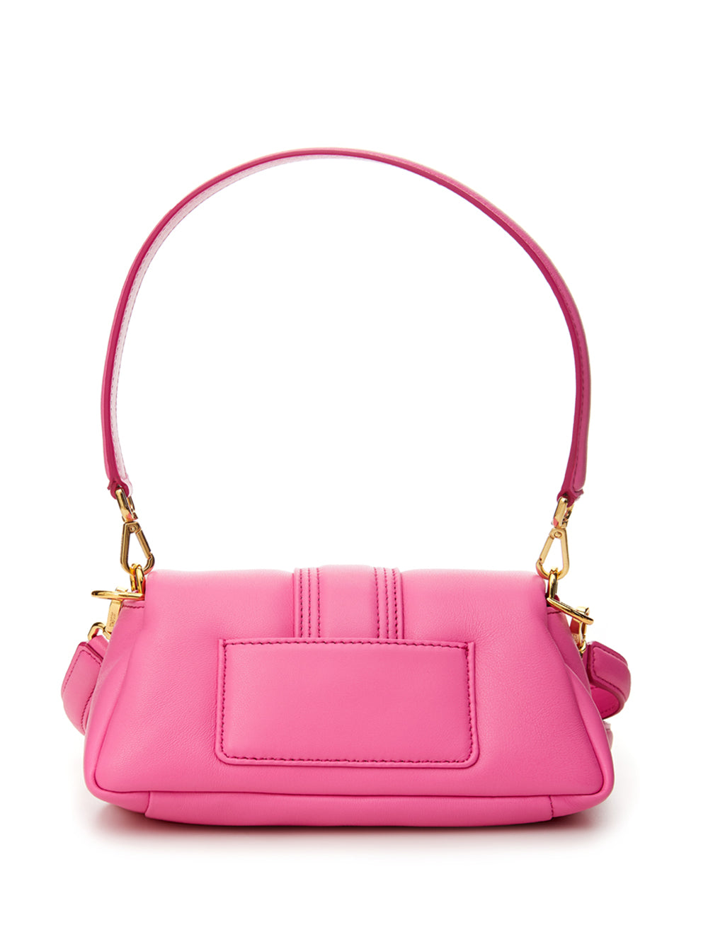 Jacquemus Fuchsia Leather Petite Puff Shoulder Bag