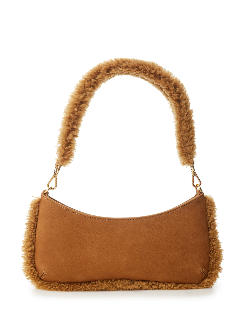 Jacquemus Chic Light Brown Leather Statement Shoulder Bag