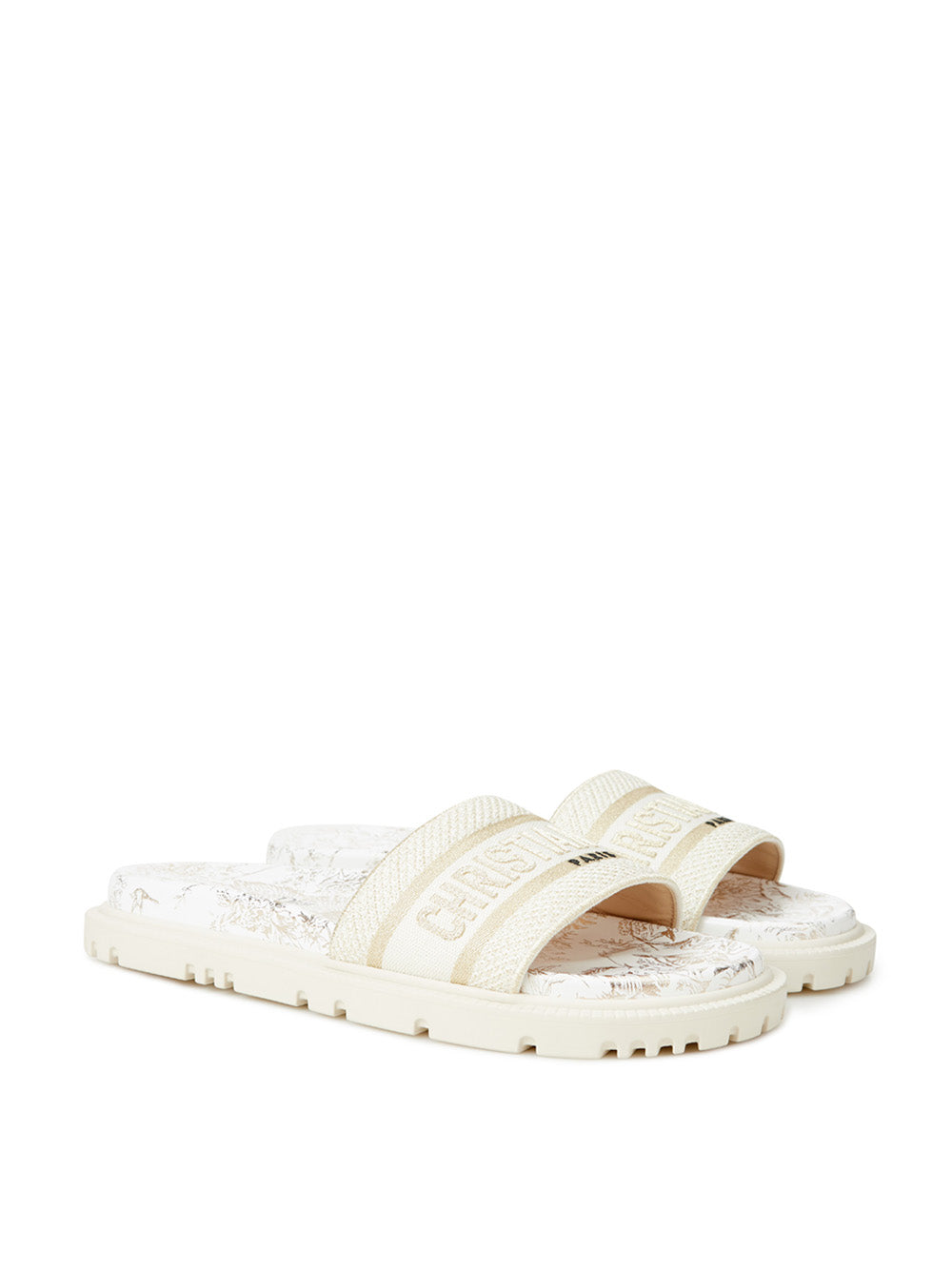 Dior Elegant Ivory Dway Slipper Elegance