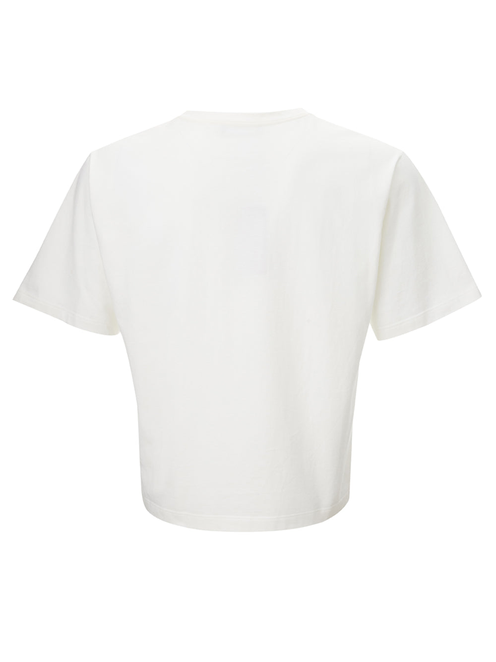 Dolce & Gabbana Elegant White Cotton Tee with 3D Logo