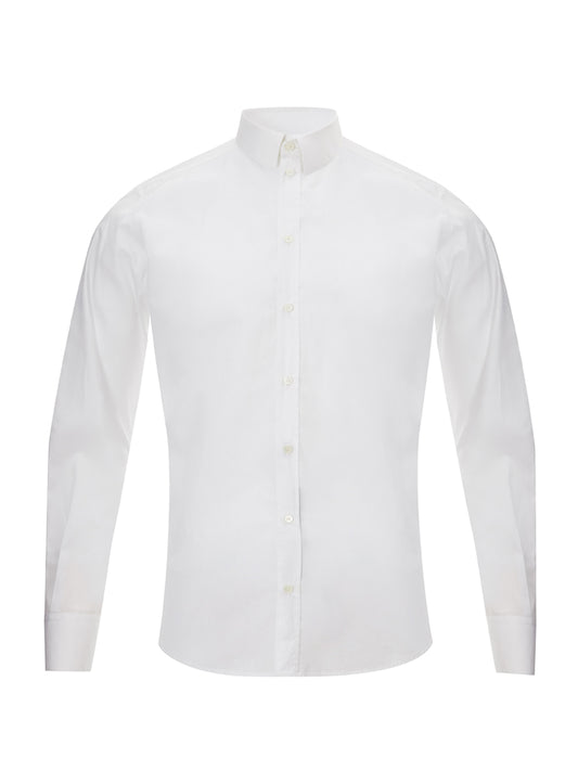 Dolce & Gabbana Elegant White Cotton Men's Shirt