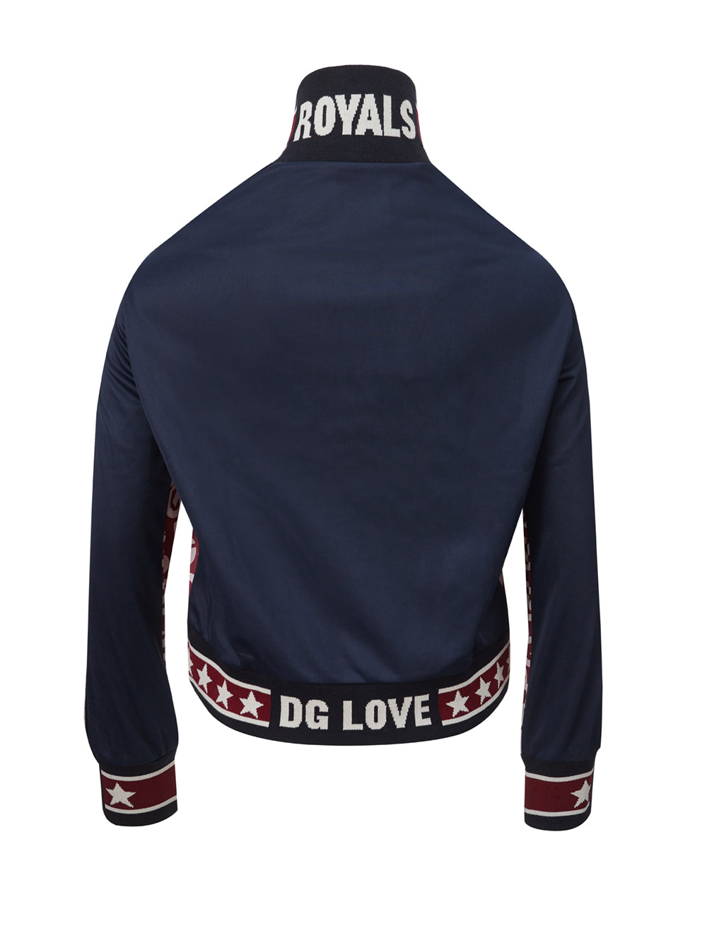 Dolce & Gabbana Elegant Red Logo Zip Sweatshirt