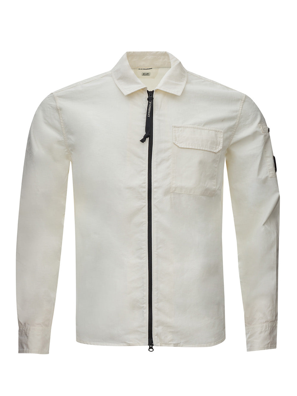 C.P. Company Chic White Cotton Overshirt for Men