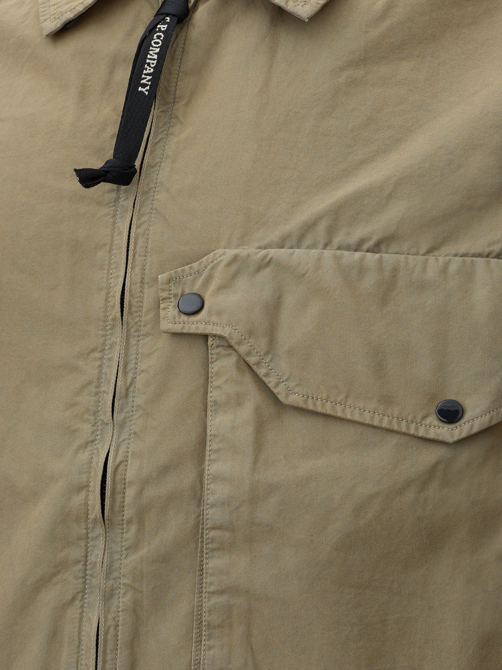 C.P. Company Sophisticated Khaki Cotton Overshirt