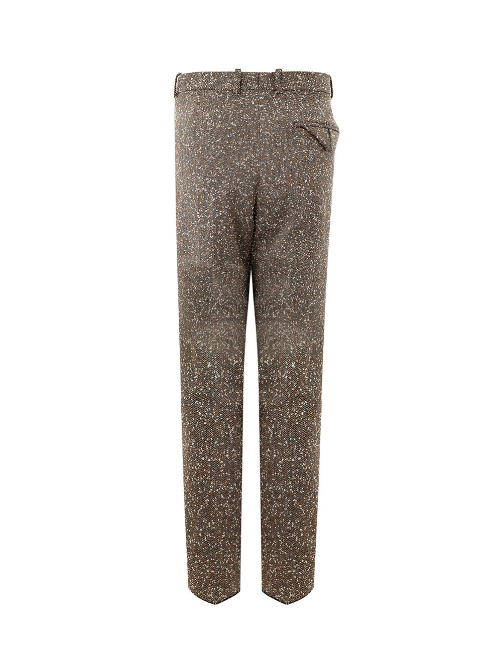 Bottega Veneta Elegant Brown Knitted Trousers