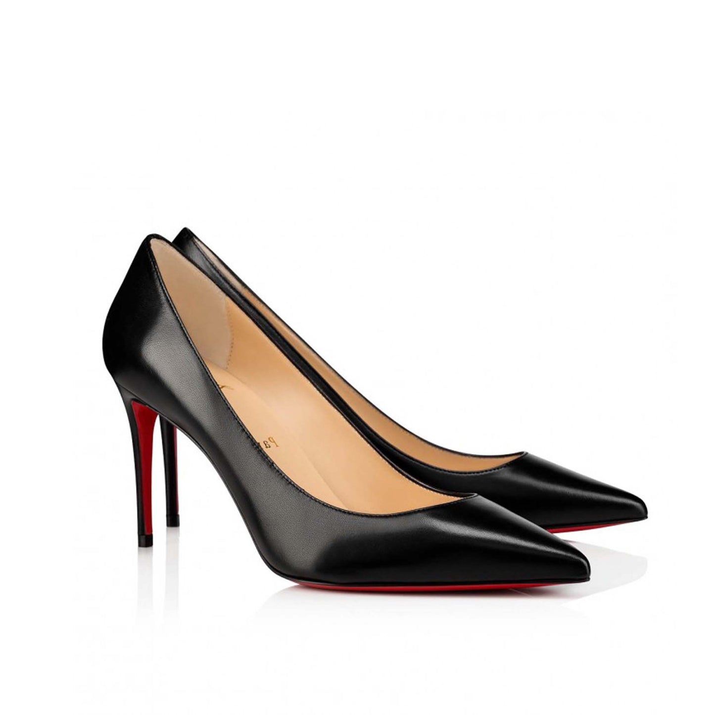 Christian Louboutin Elegant Black Leather Pumps