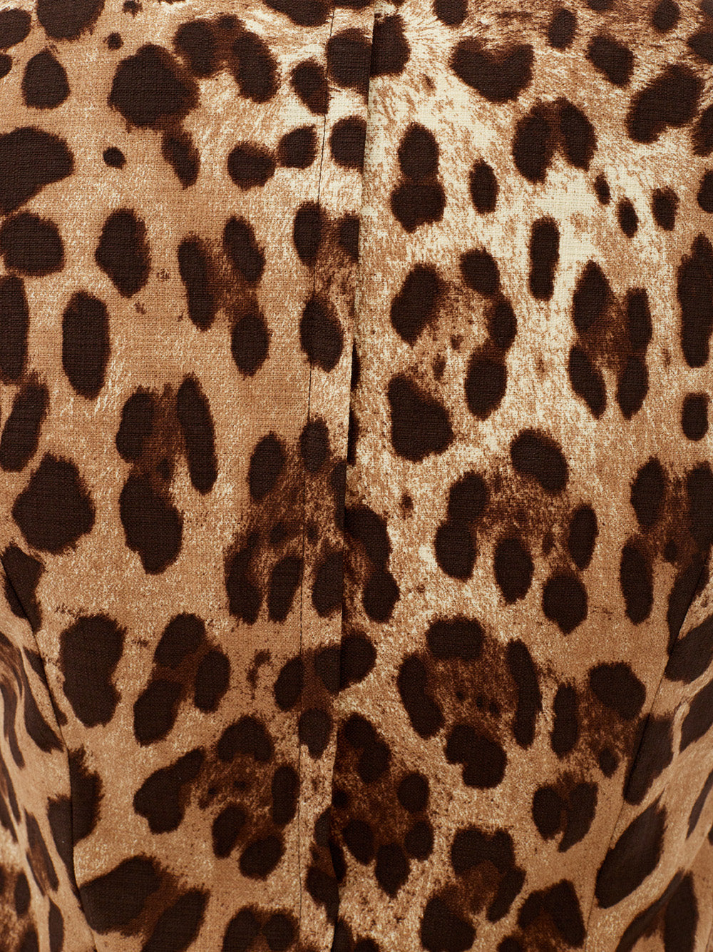 Dolce & Gabbana Elegant Leopard Print Sleeveless Jacket