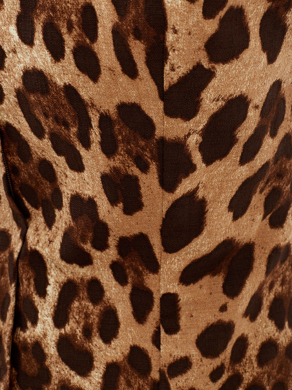 Dolce & Gabbana Elegant Leopard Print Sleeveless Jacket