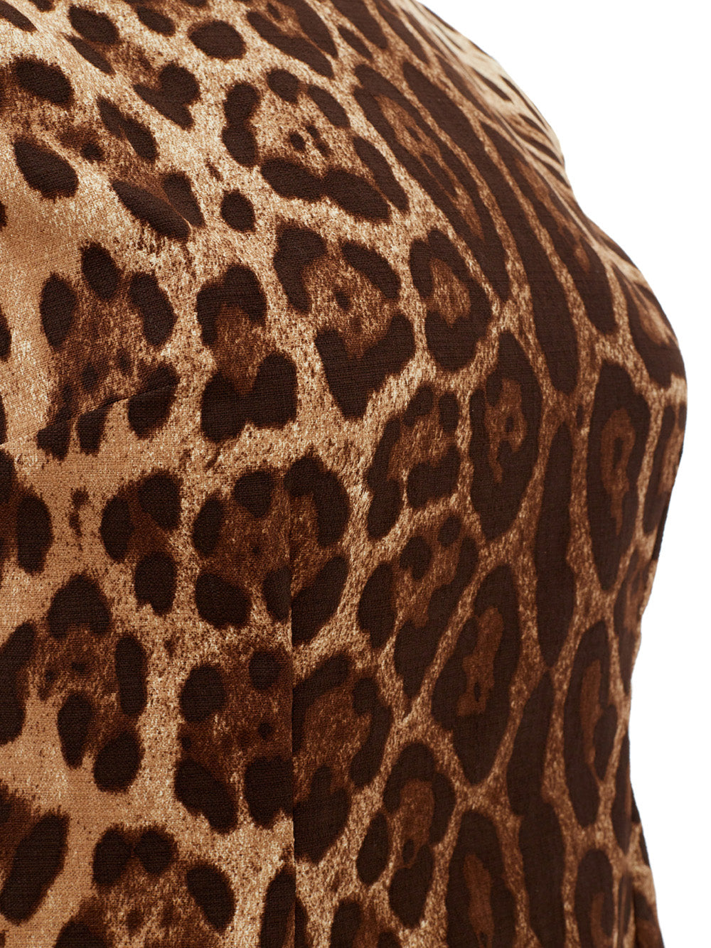 Dolce & Gabbana Elegant Leopard Print Sleeveless Jacket