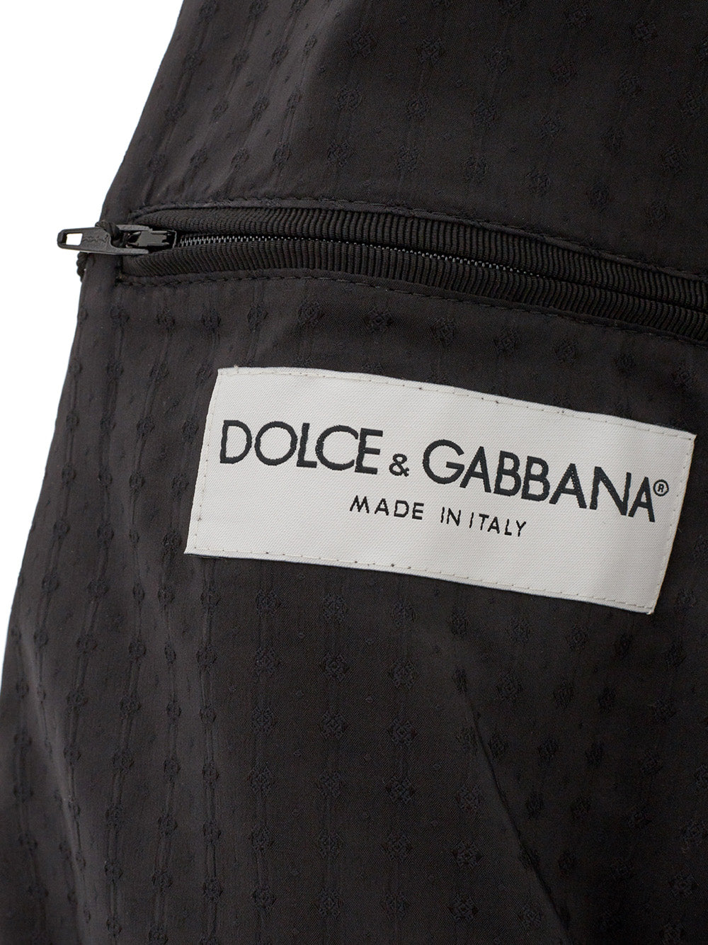 Dolce & Gabbana Elegant Slim Fit Leather Bomber Jacket