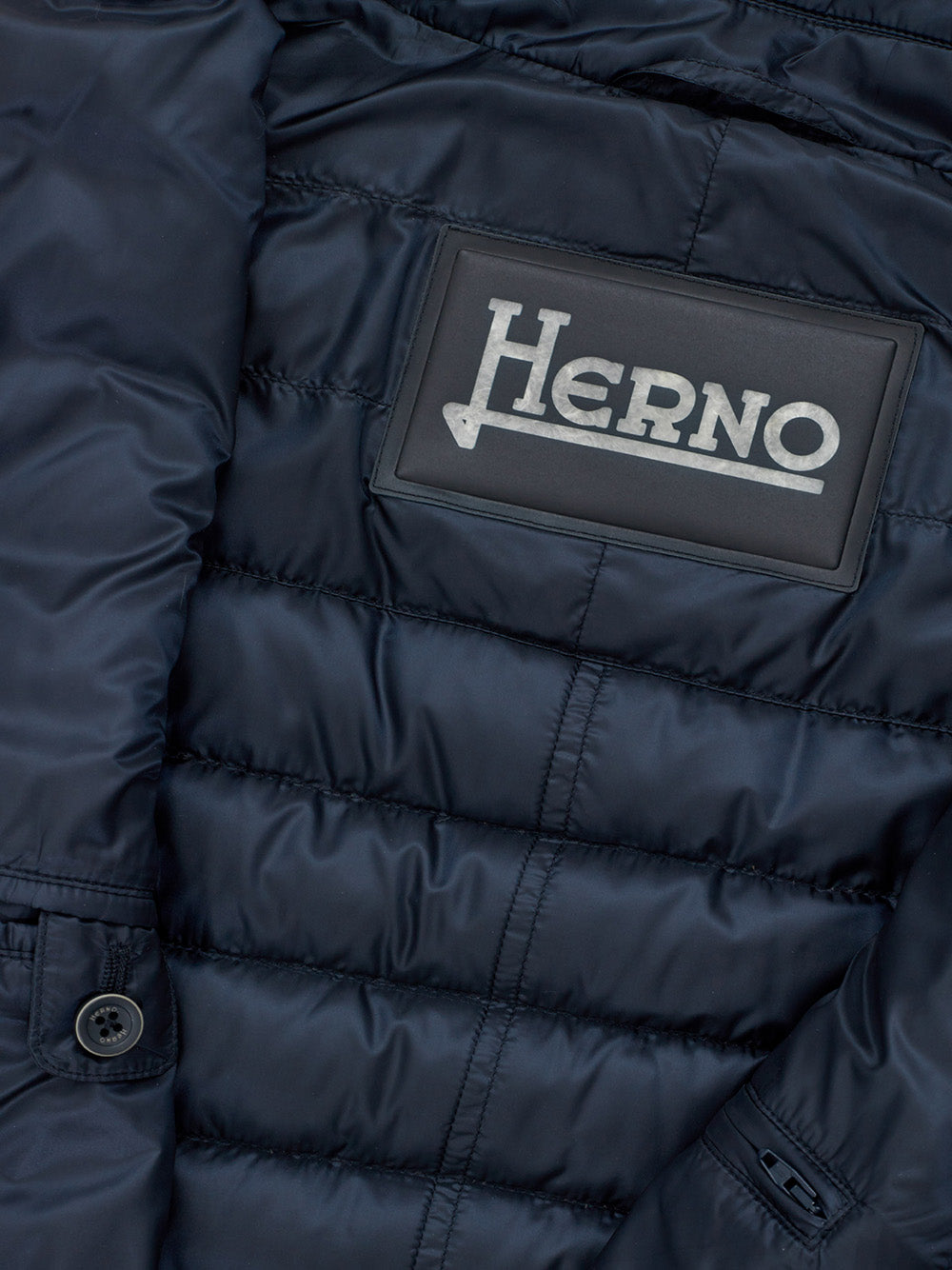 Herno Elegant Ultralight Quilted Jacket in Serene Blue