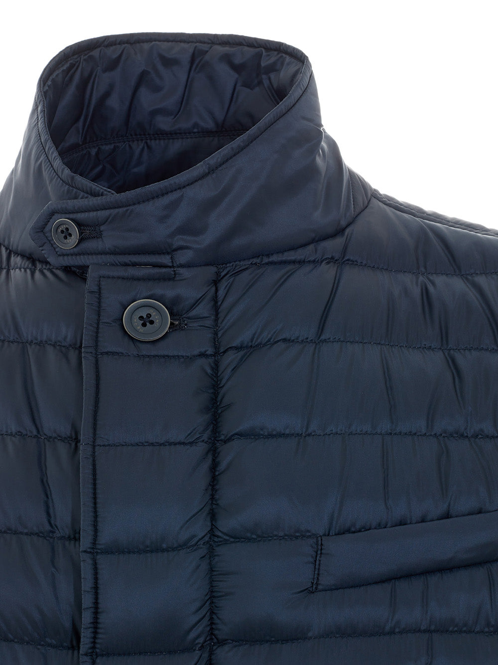 Herno Elegant Ultralight Quilted Jacket in Serene Blue