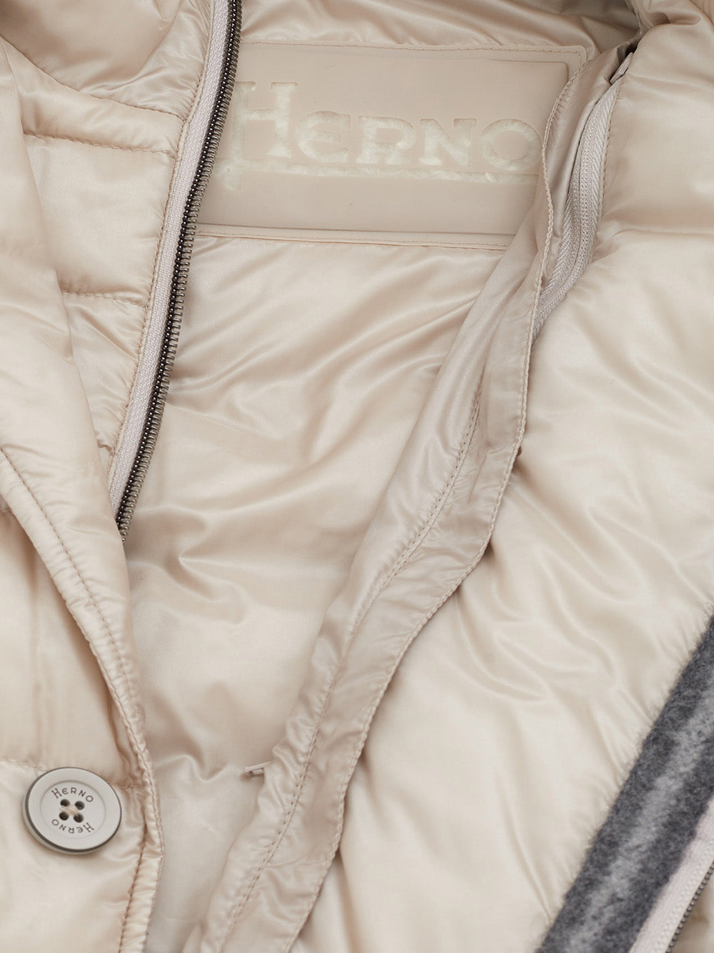 Herno Ivory Luxe Ultralight Quilted Jacket