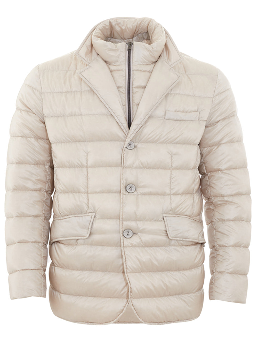 Herno Ivory Luxe Ultralight Quilted Jacket