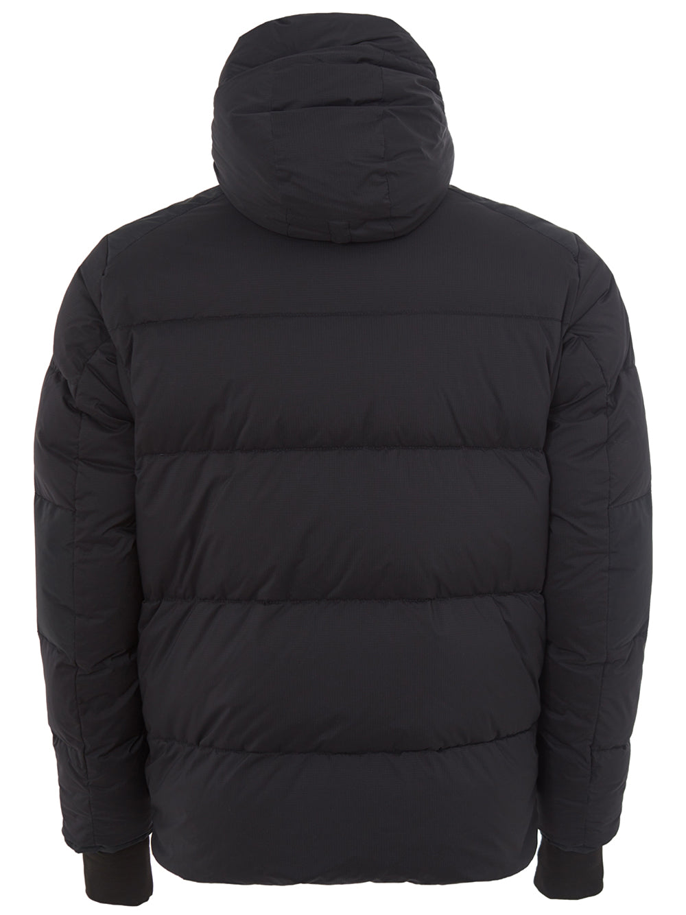 Canada Goose Elegant Quilted Black Hooded Jacket