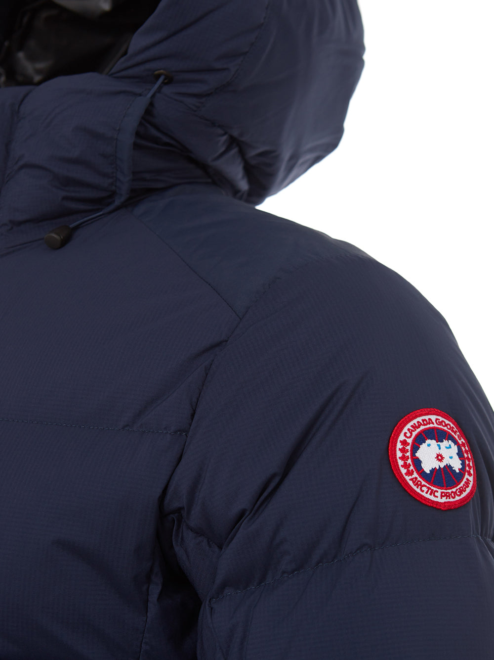 Canada Goose Quilted Blue Hooded Armstrong Jacket