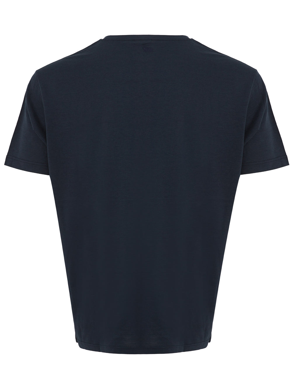 Colombo Elegant Blue Silk-Cotton Blend T-Shirt