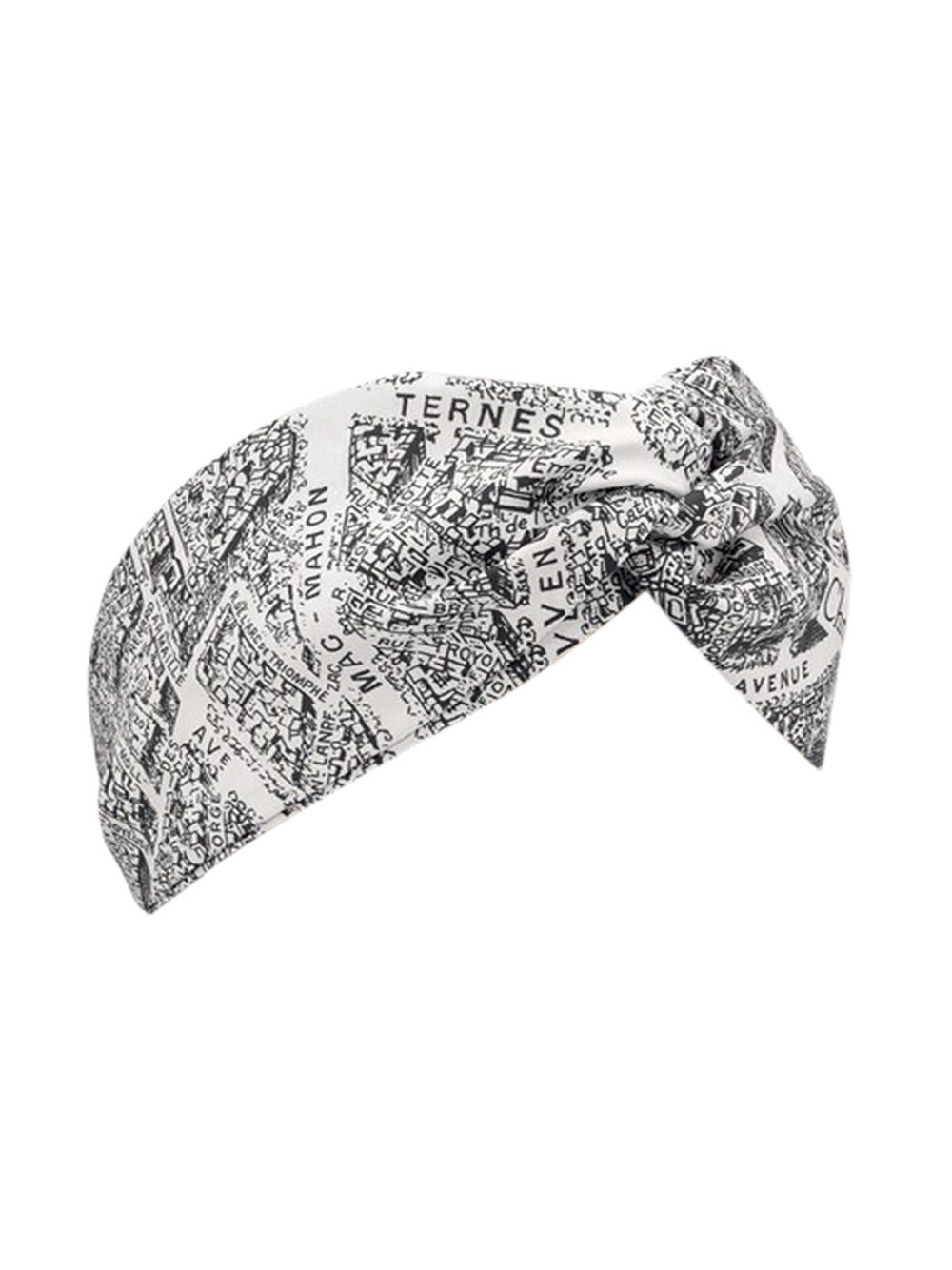 Dior Chic Silk Printed Monochrome Headband