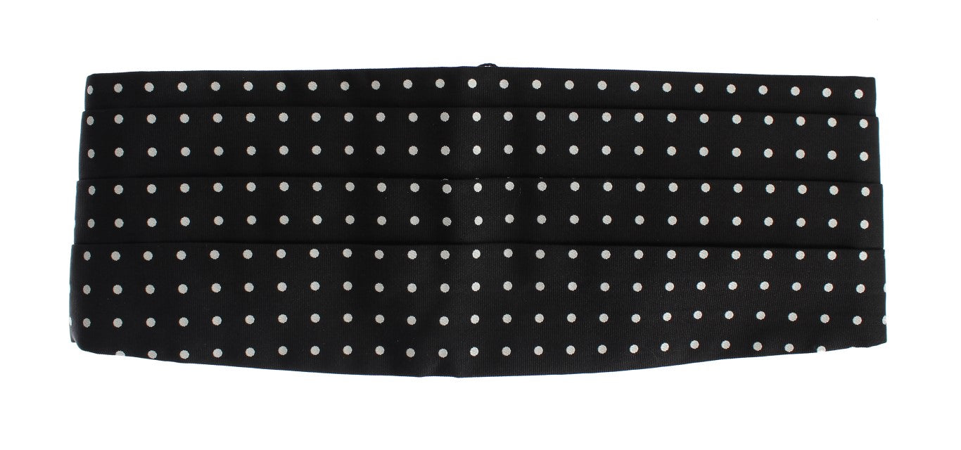 Dolce & Gabbana Elegant Silk Polka Dot Cummerbund