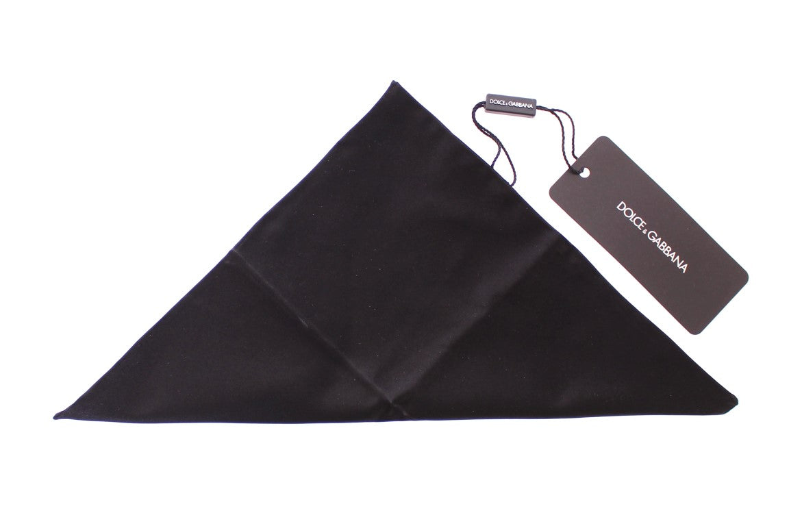 Dolce & Gabbana Black Silk Handkerchief