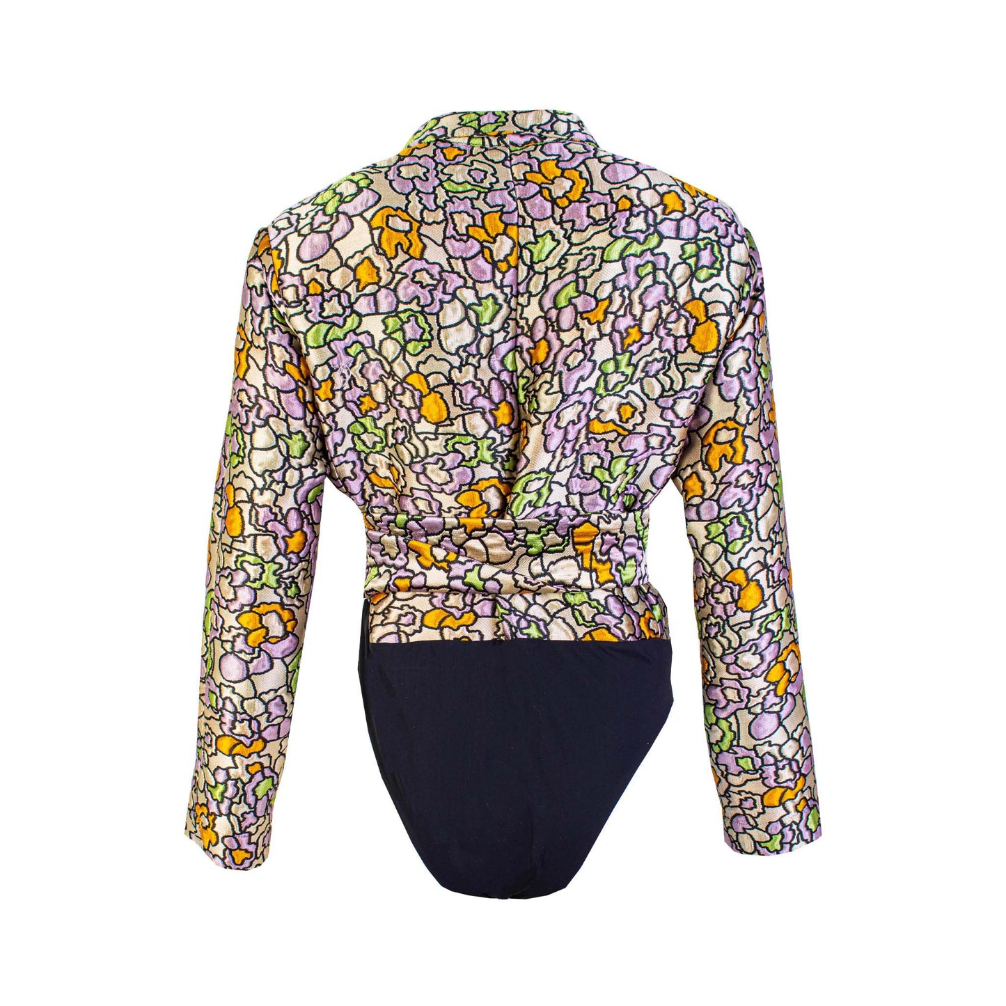 Lardini Elegant Multicolor Skirt & Jacket Ensemble