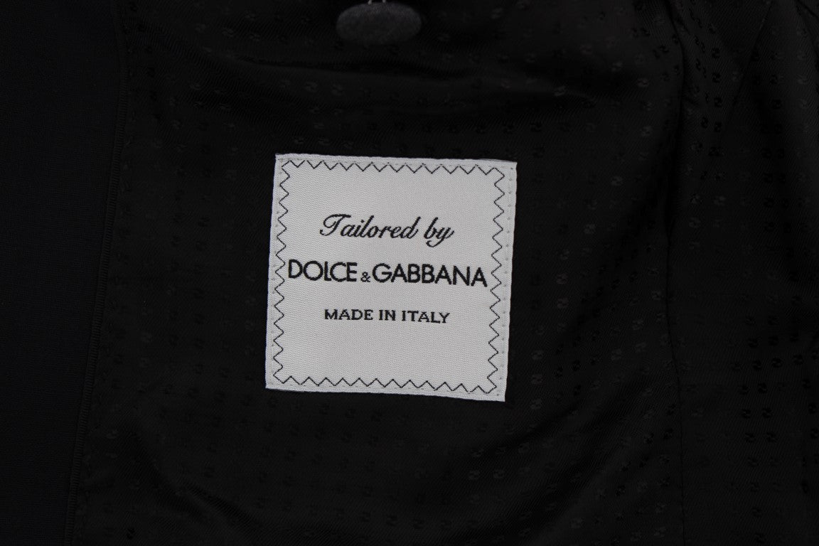 Dolce & Gabbana Elegant Slim Fit Black Wool Blazer