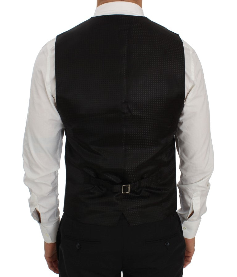 Dolce & Gabbana Elegant Slim Fit Black Wool Blazer