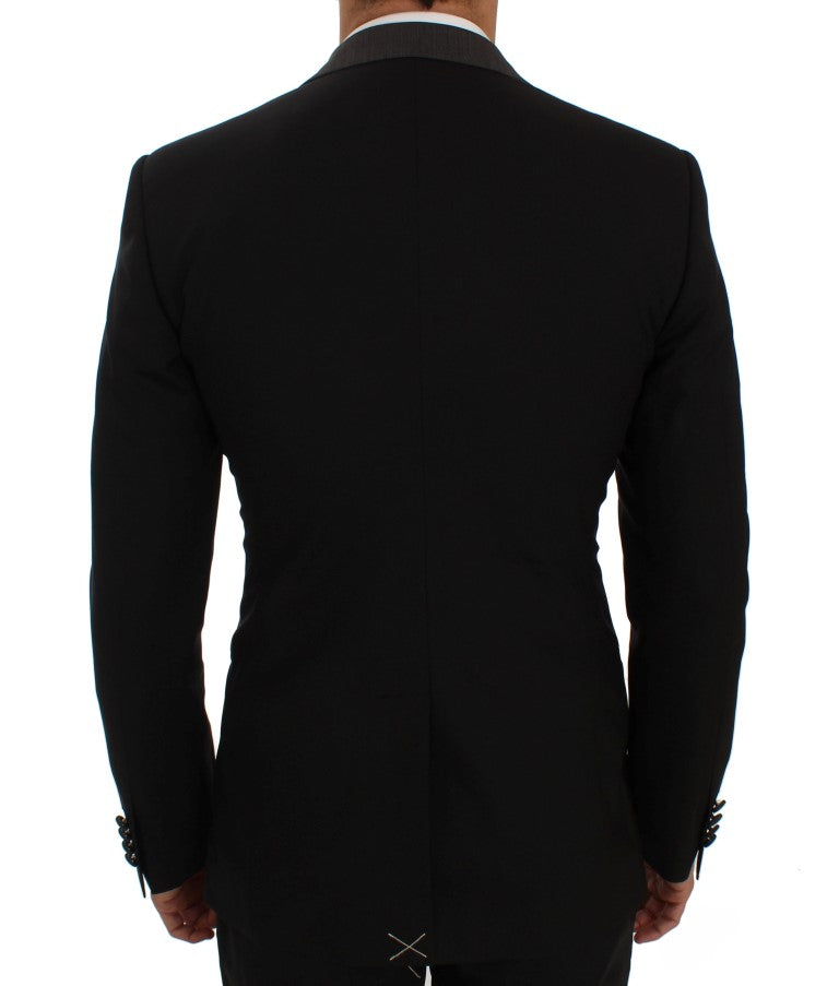 Dolce & Gabbana Elegant Slim Fit Black Wool Blazer