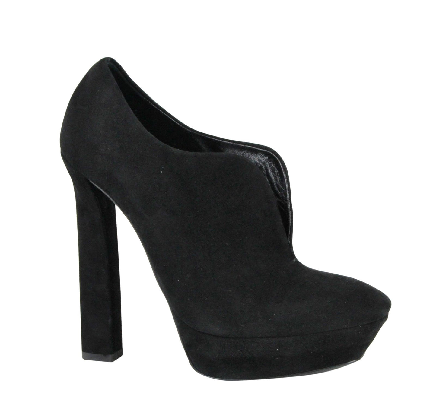 Bottega Veneta Black Suede Platform Boot Black