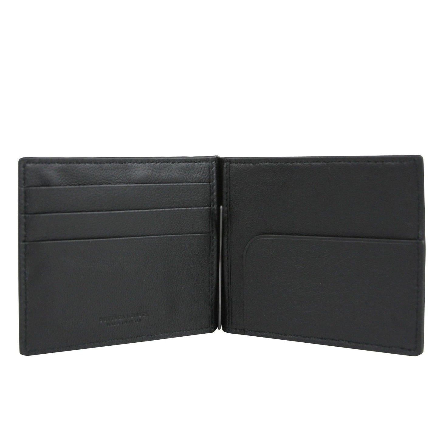 Bottega Veneta Bottega Veneta Men's Intercciaco Black Leather Intercciaco Woven Wallet