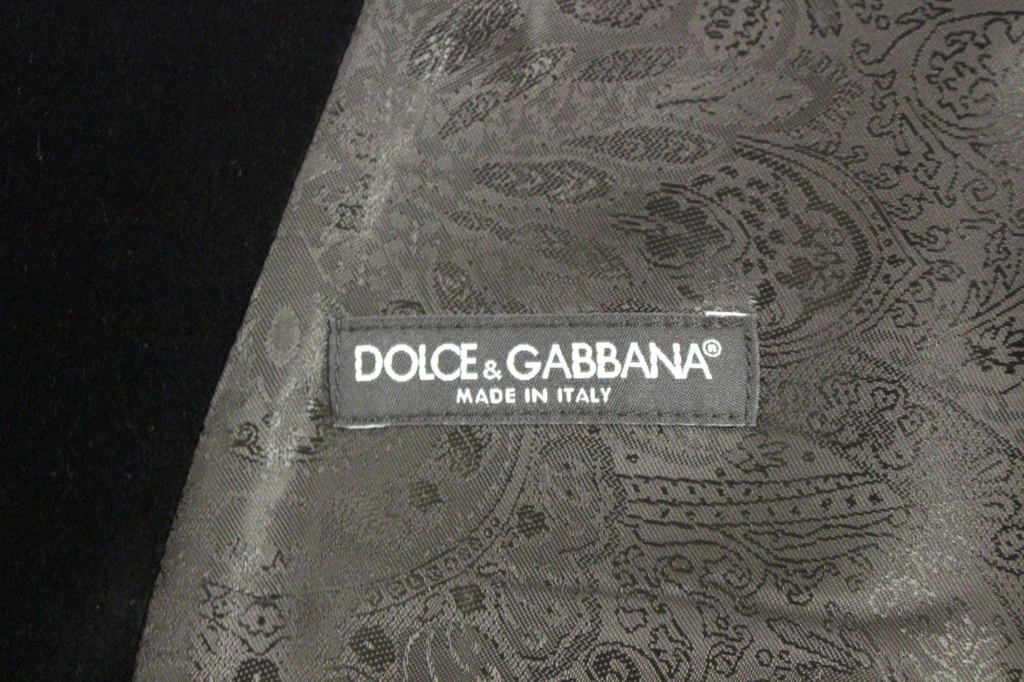 Dolce & Gabbana Elegant Black Wool Blend Dress Vest