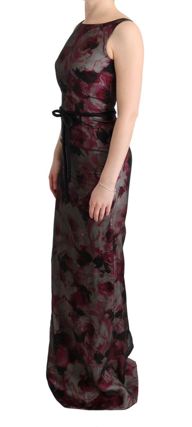 Dolce & Gabbana Floral Sheath Gown Elegant Full Length Dress