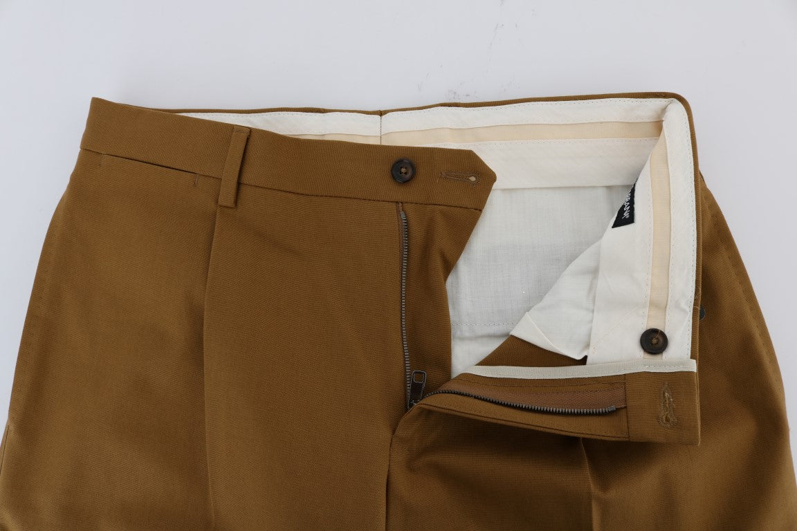 Dolce & Gabbana Elegant Brown Formal Trousers for Men