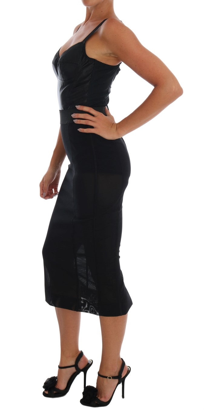 Dolce & Gabbana Elegant Black High Waist Pencil Skirt