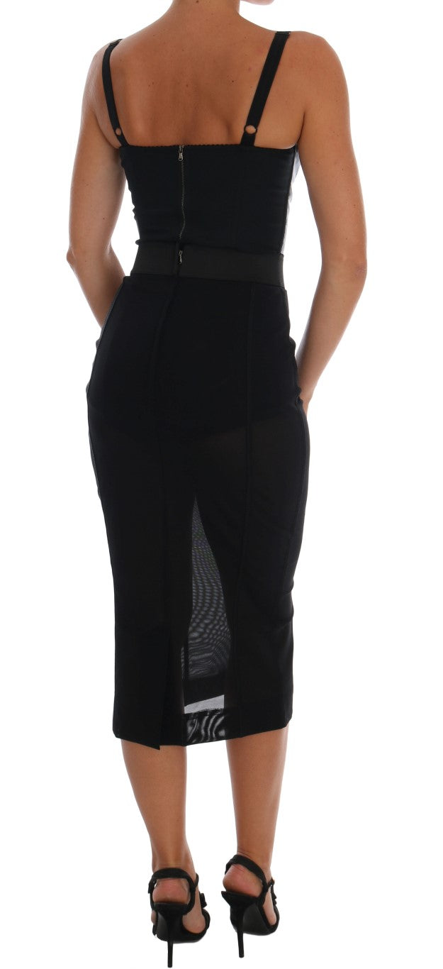 Dolce & Gabbana Elegant Black High Waist Pencil Skirt