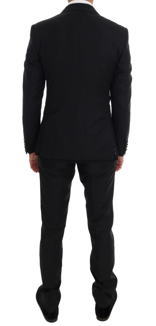 Dolce & Gabbana Elegant Blue Sicilia Tuxedo Suit