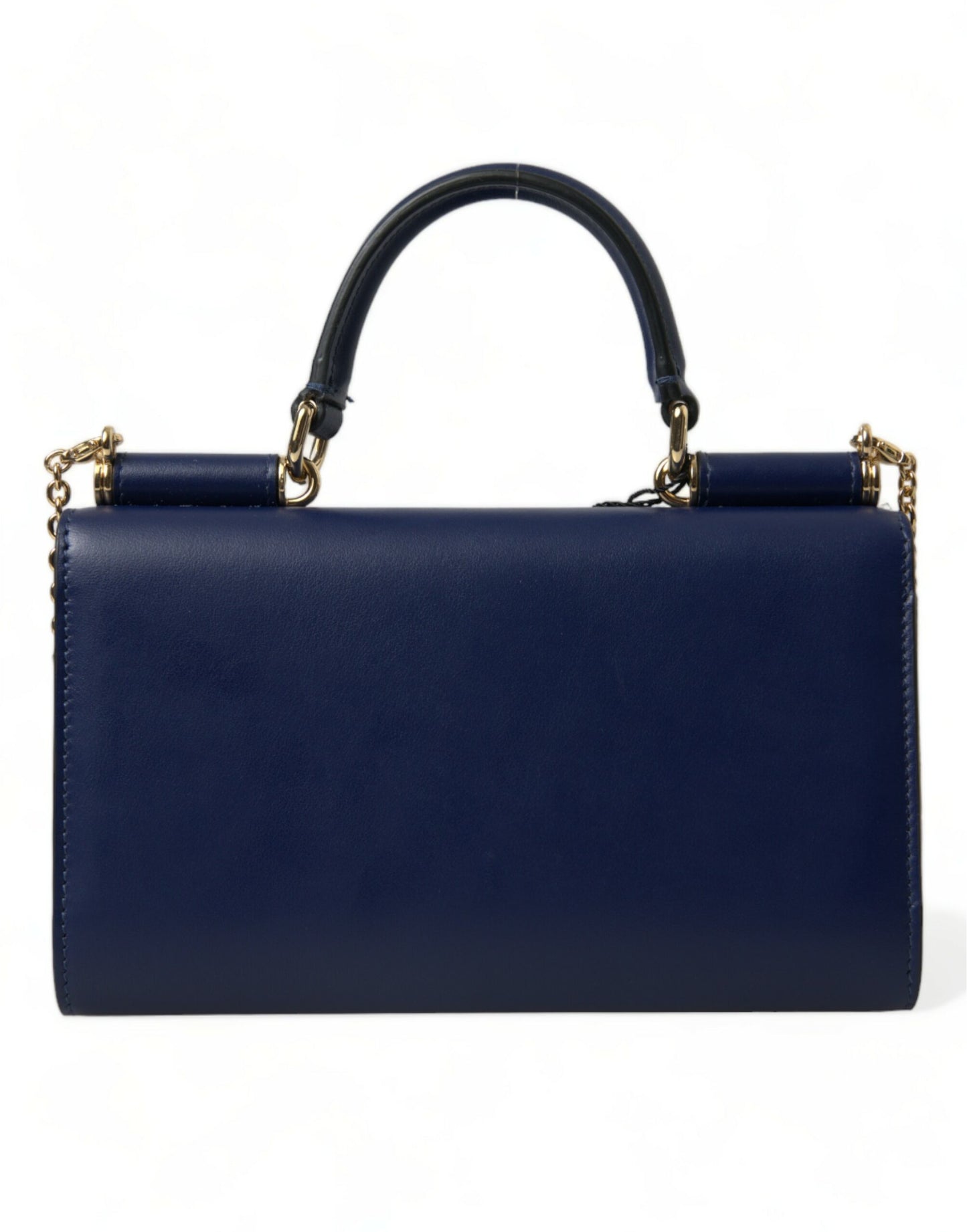 Dolce & Gabbana Dark Blue Leather Crossbody Phone Shoulder Bag