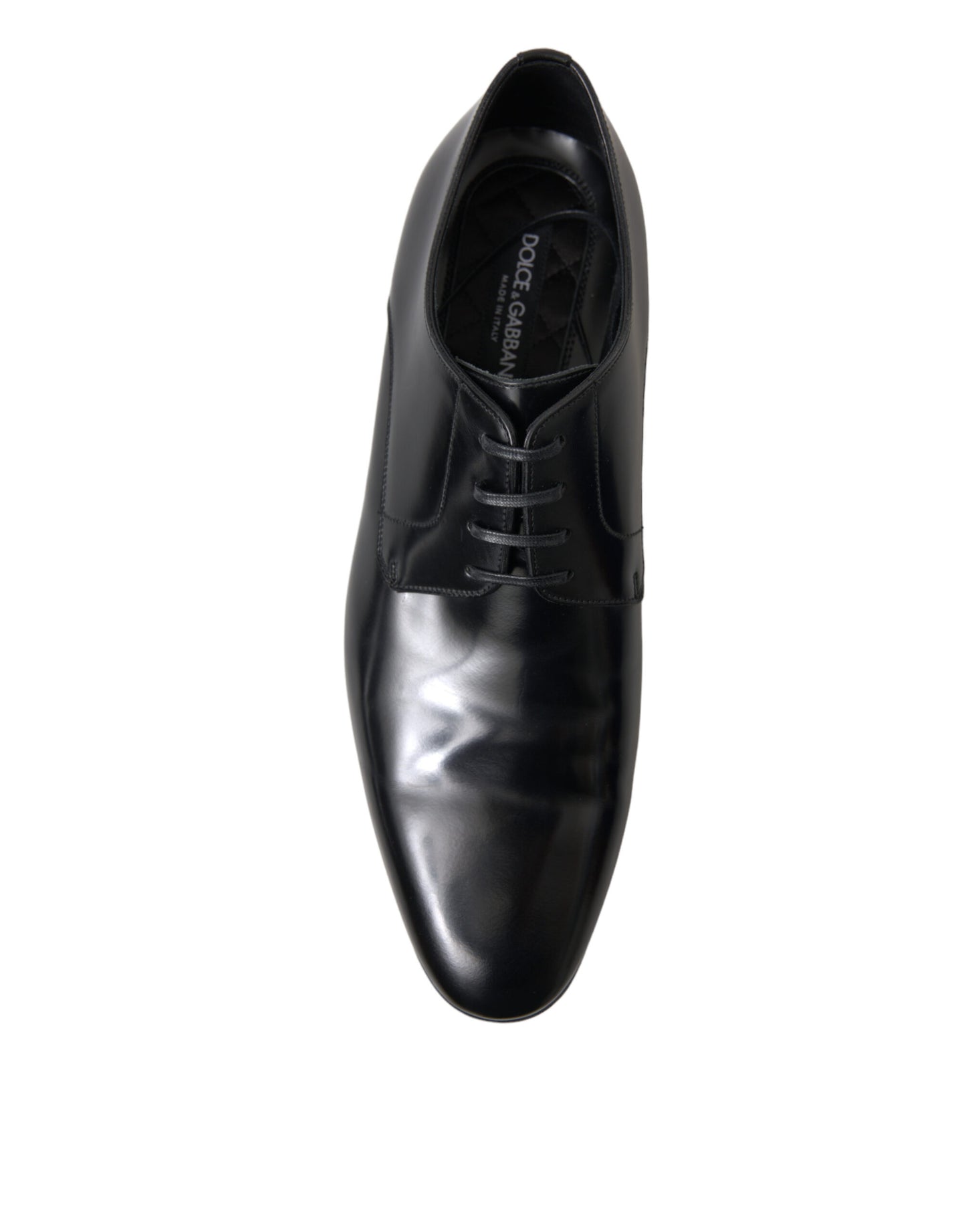 Dolce & Gabbana Elegant Men's Leather Lace-Up Derby Shoes