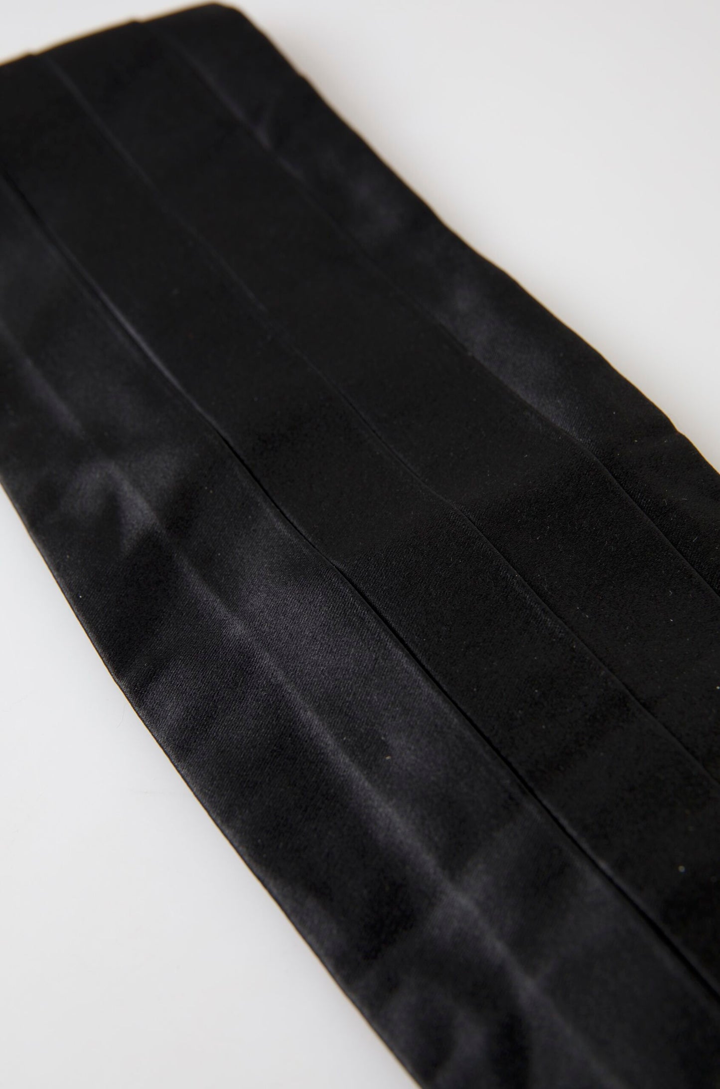 Dolce & Gabbana Exclusive Silk Black Cummerbund