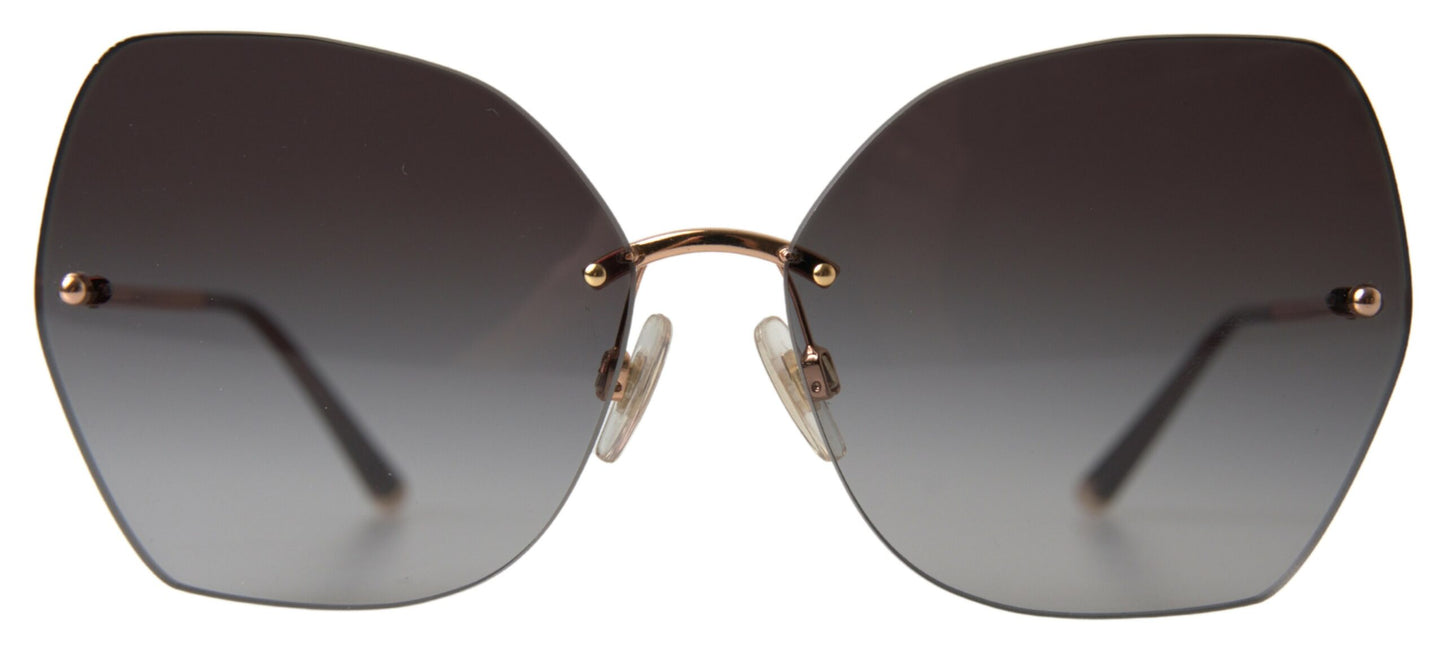 Dolce & Gabbana Elegant Gold Gradient Sunglasses for Women