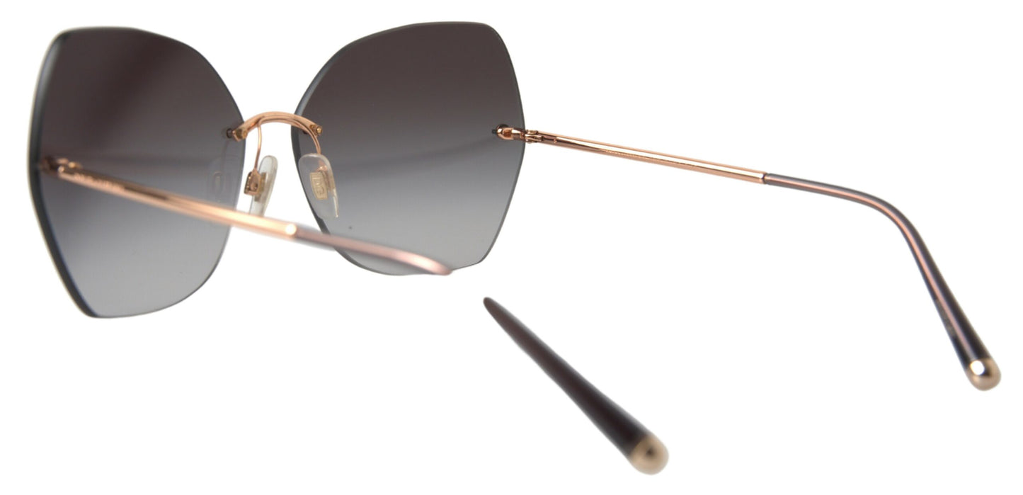 Dolce & Gabbana Elegant Gold Gradient Sunglasses for Women